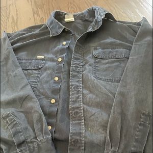 Long sleeve Carhartt shirt.